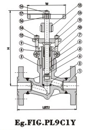 Flanged End Pressure-Seal Globe Valve 900Lb~2500Lb