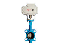 D971X electronic right inserting type soft sealed Butterfly valve